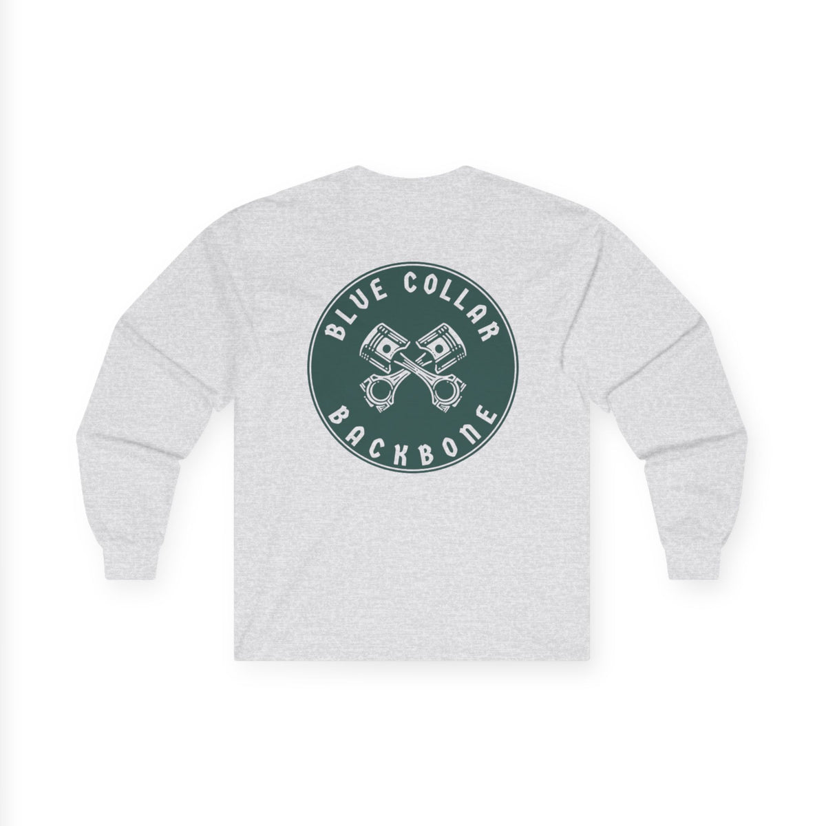 Blue Collar Backbone Circle Unisex Ultra Cotton Long Sleeve Tee