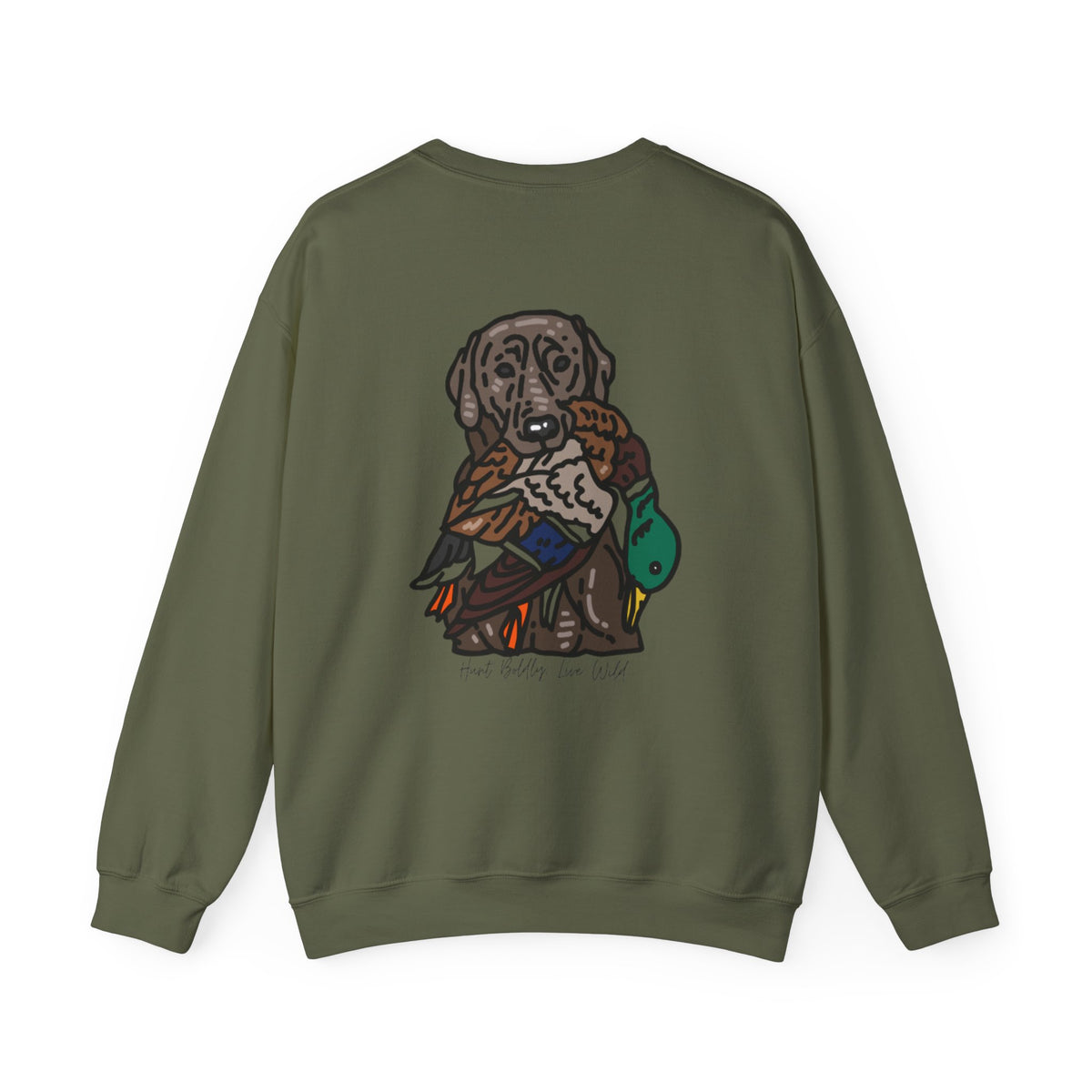 Hunting Dog Sweatshirt - Unisex Heavy Blend Crewneck Sweatshirt