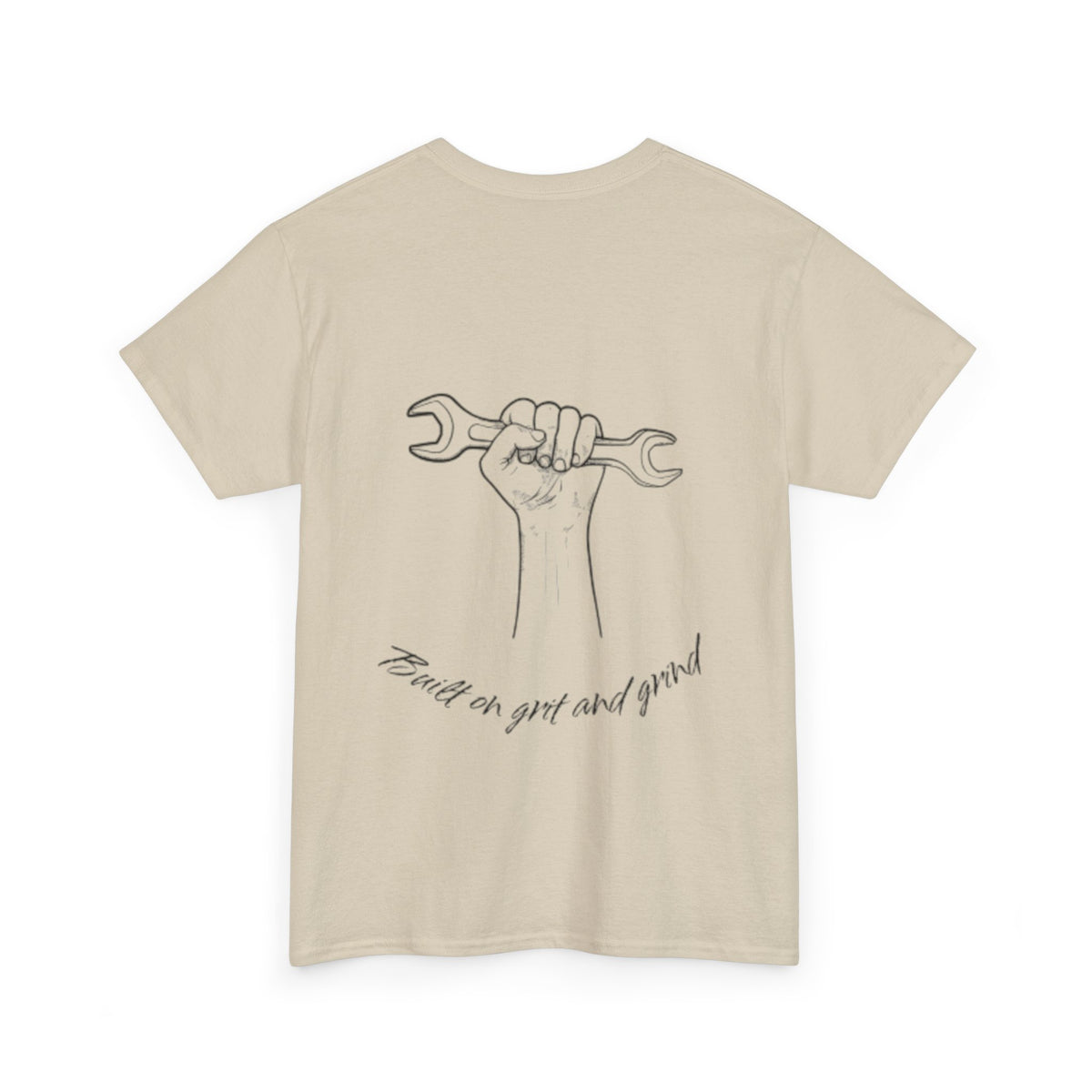 Grit and Grind Blue Collar Tee, Unisex T-Shirt, Work Ethic Graphic Shirt, Men's Women's Clothing, Inspirational Tee, Motivational Apparel