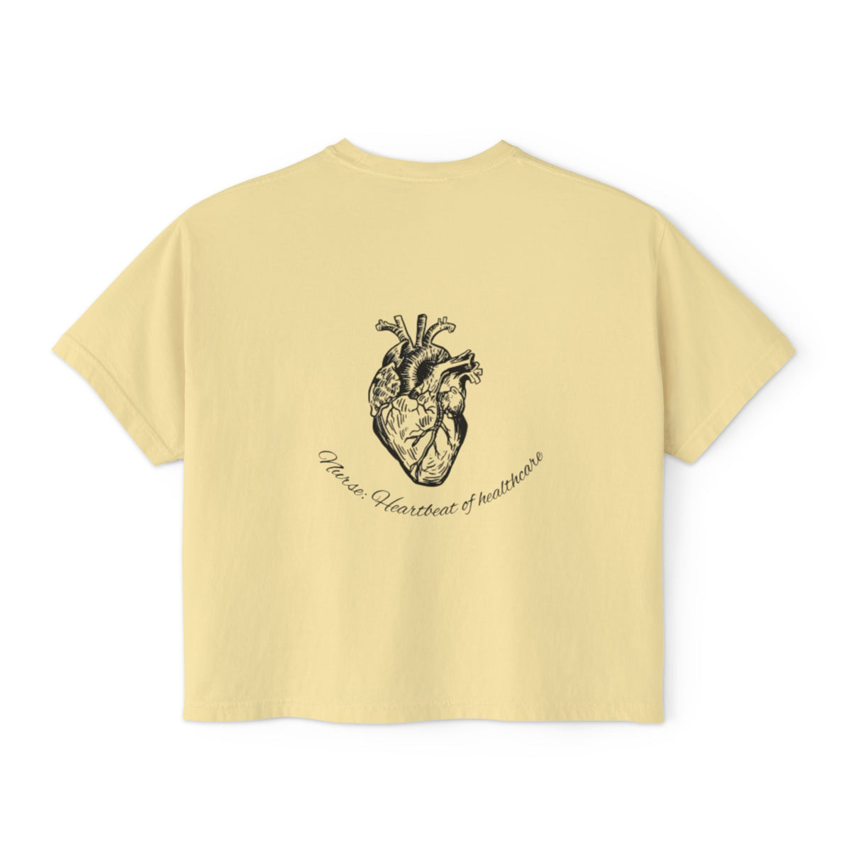 Nurse: Heartbeat of Healthcare Women's Boxy Tee