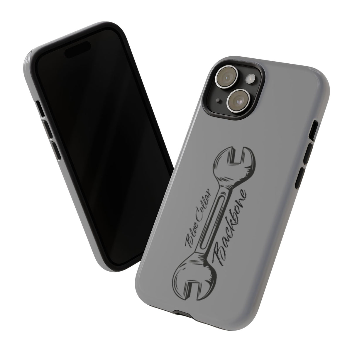 Tough Cases, Blue Collar Backbone Phone Case, Protective Phone Cases, Rugged Phone Covers, Strong Case, Worker Design, Unique Phone