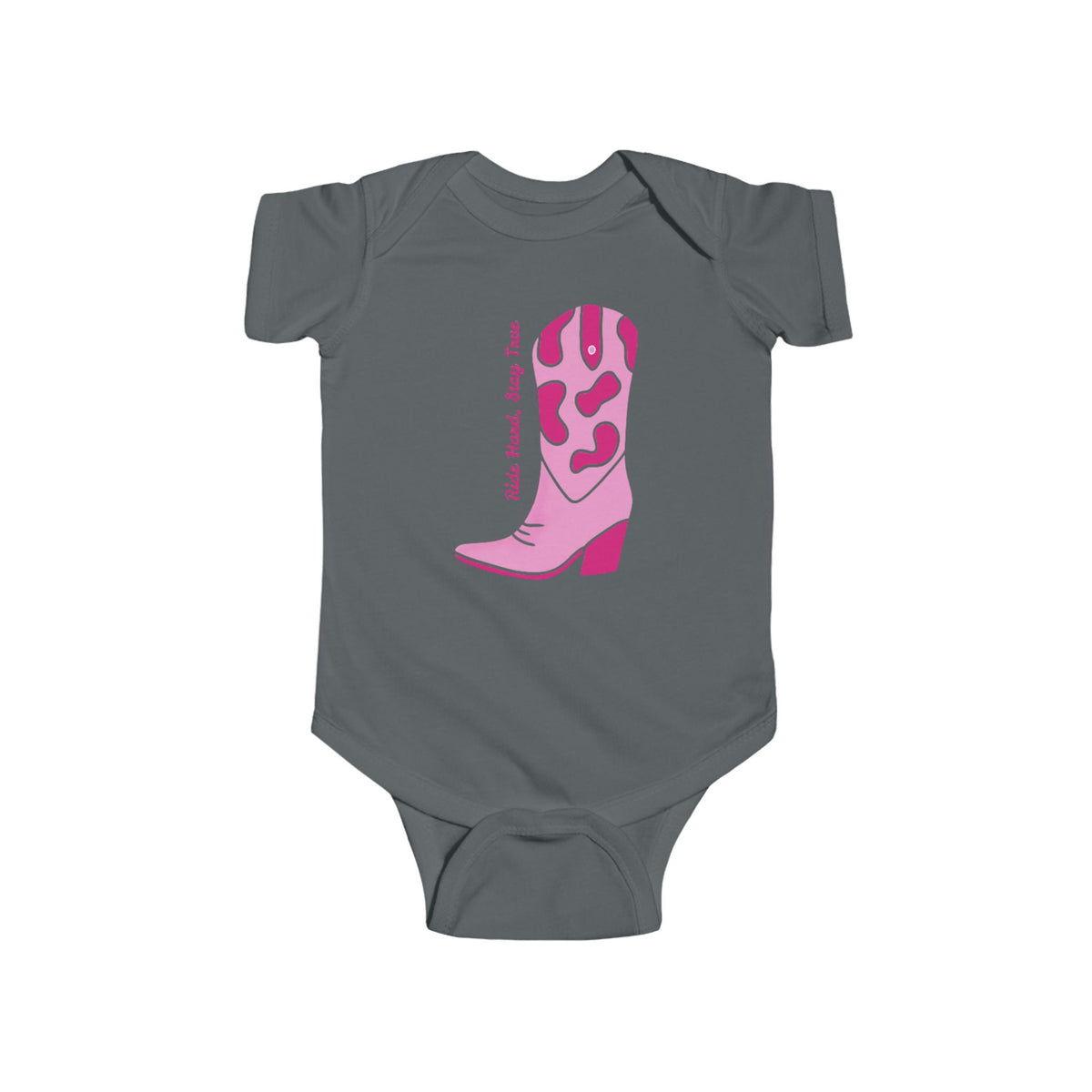 Pink Cowboy Boot Infant Bodysuit, Cute Baby Outfit, Baby Shower Gift, Rodeo Theme, Western Apparel, Kids Fashion