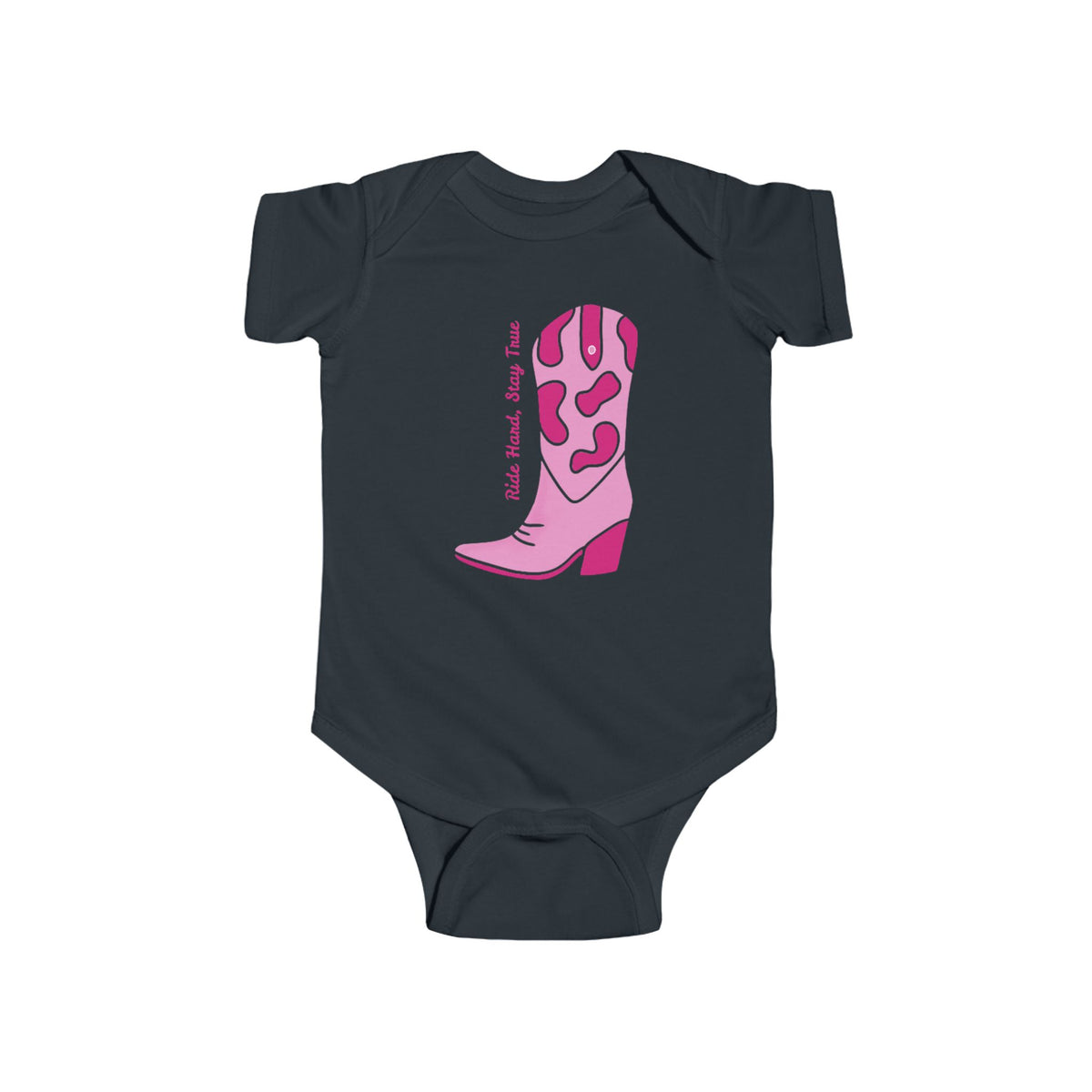 Pink Cowboy Boot Infant Bodysuit, Cute Baby Outfit, Baby Shower Gift, Rodeo Theme, Western Apparel, Kids Fashion