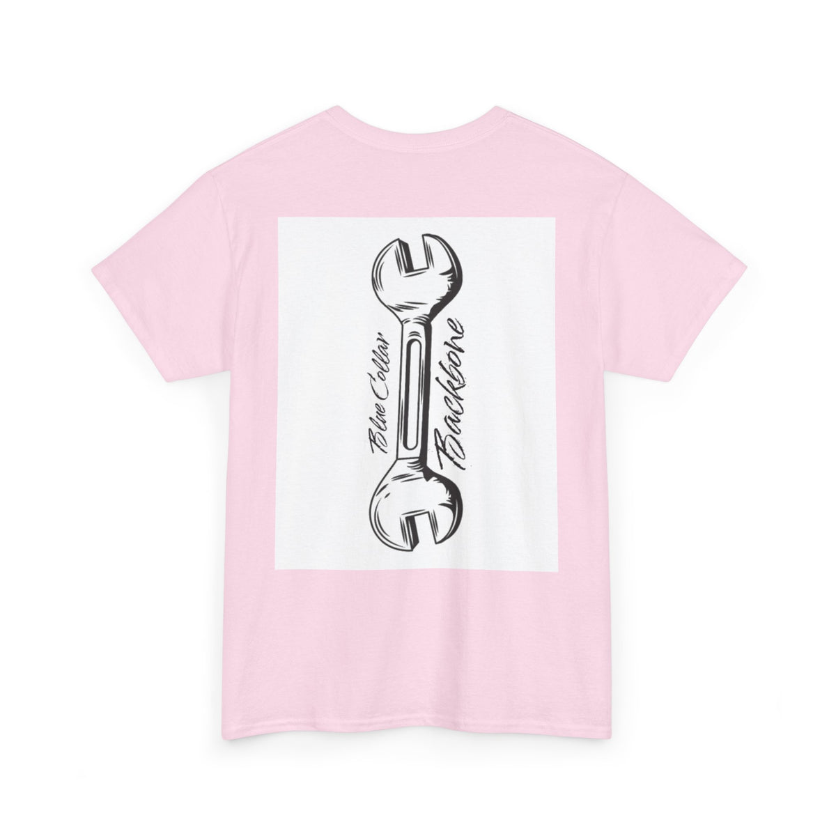 Blue Collar Backbone Unisex Tee, T-Shirt, Shirt, Casual Top, Workwear Apparel, Gift for Him/Her