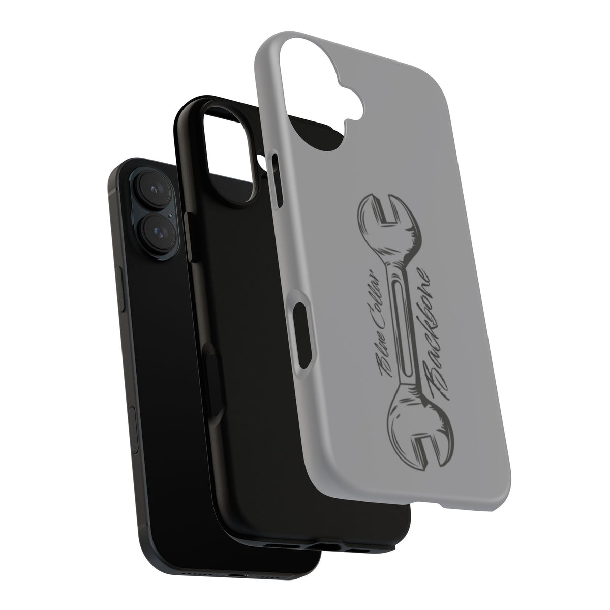 Tough Cases, Blue Collar Backbone Phone Case, Protective Phone Cases, Rugged Phone Covers, Strong Case, Worker Design, Unique Phone