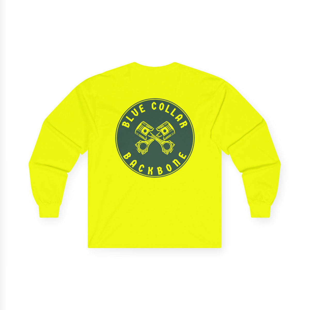 Blue Collar Backbone Circle Unisex Ultra Cotton Long Sleeve Tee