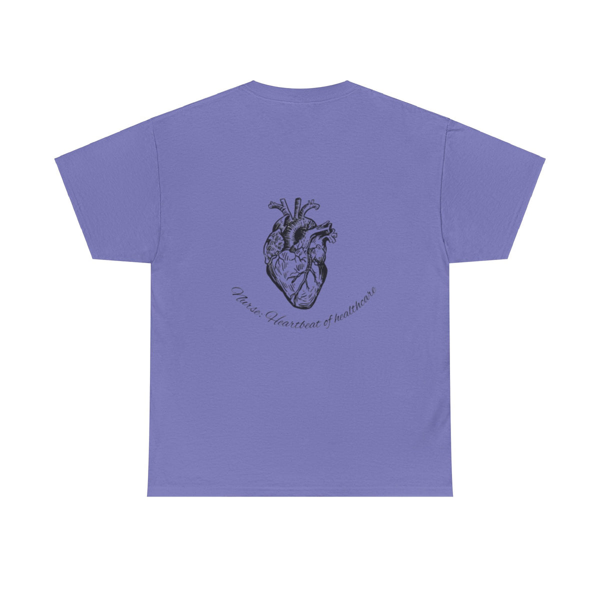 Nurse: Heartbeat of healthcare Unisex Heavy Cotton Tee