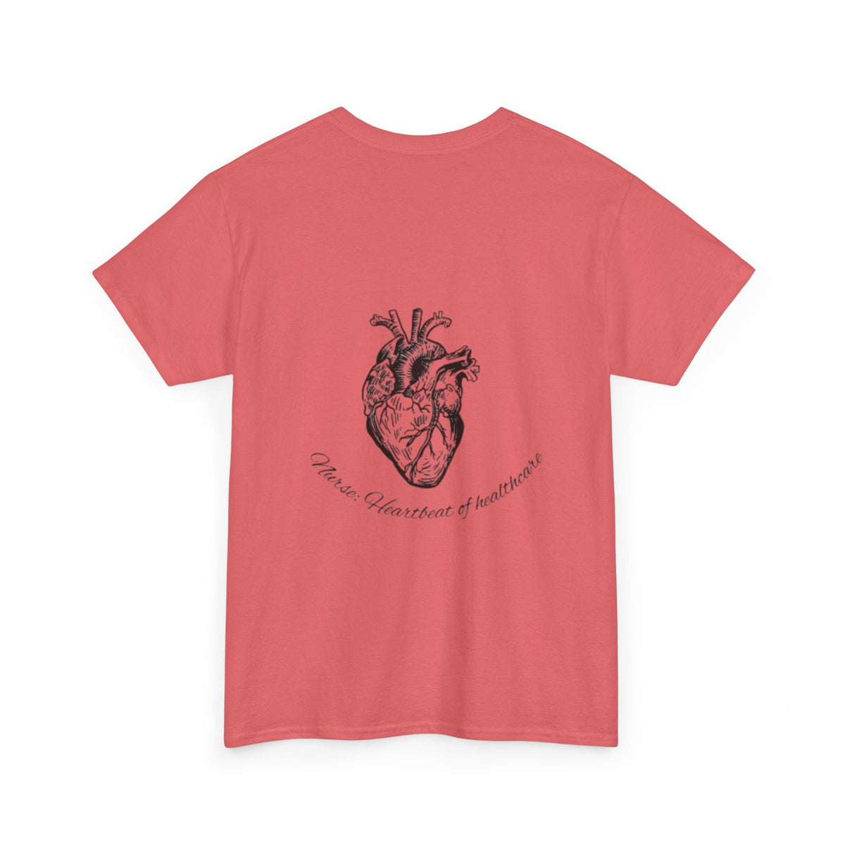 Nurse: Heartbeat of healthcare Unisex Heavy Cotton Tee