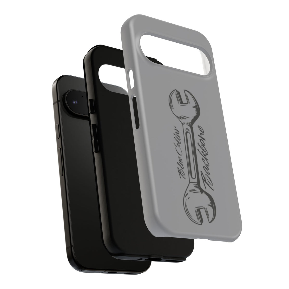 Tough Cases, Blue Collar Backbone Phone Case, Protective Phone Cases, Rugged Phone Covers, Strong Case, Worker Design, Unique Phone