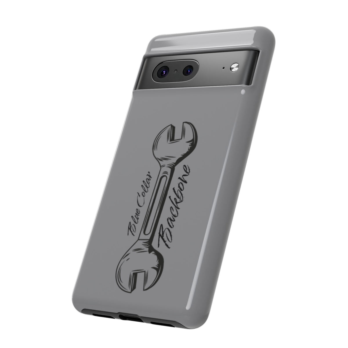 Tough Cases, Blue Collar Backbone Phone Case, Protective Phone Cases, Rugged Phone Covers, Strong Case, Worker Design, Unique Phone
