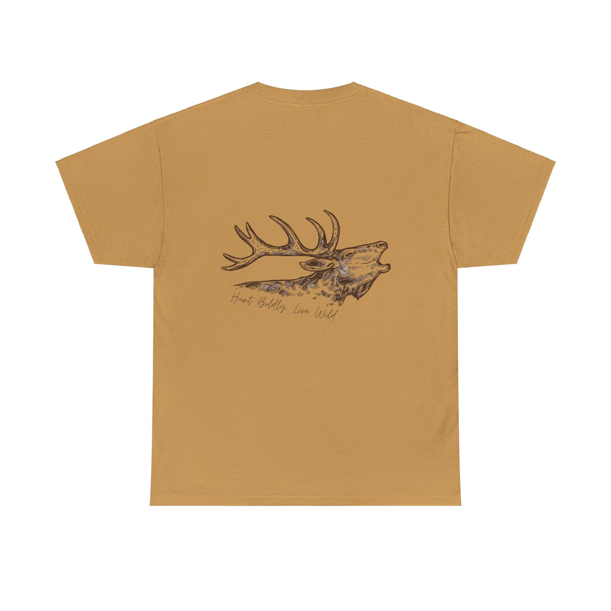 Hunt Boldly Live Wild Elk Tee