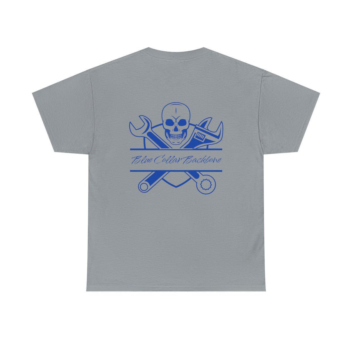Skull & Tools Unisex Heavy Cotton Tee - Perfect for Mechanics & DIY Enthusiasts