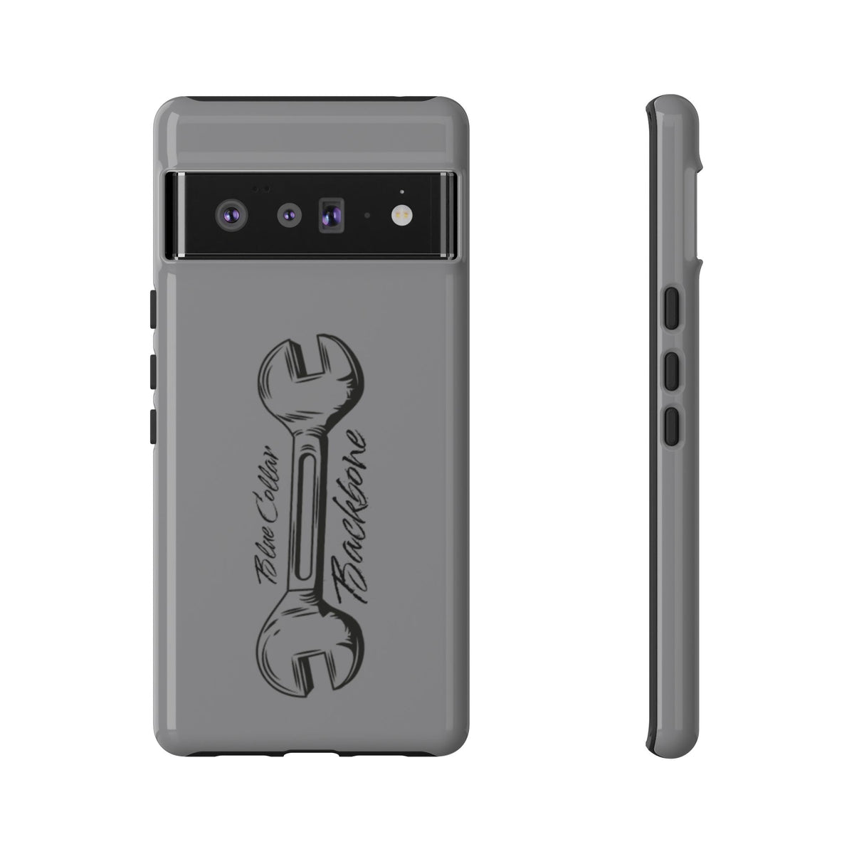 Tough Cases, Blue Collar Backbone Phone Case, Protective Phone Cases, Rugged Phone Covers, Strong Case, Worker Design, Unique Phone