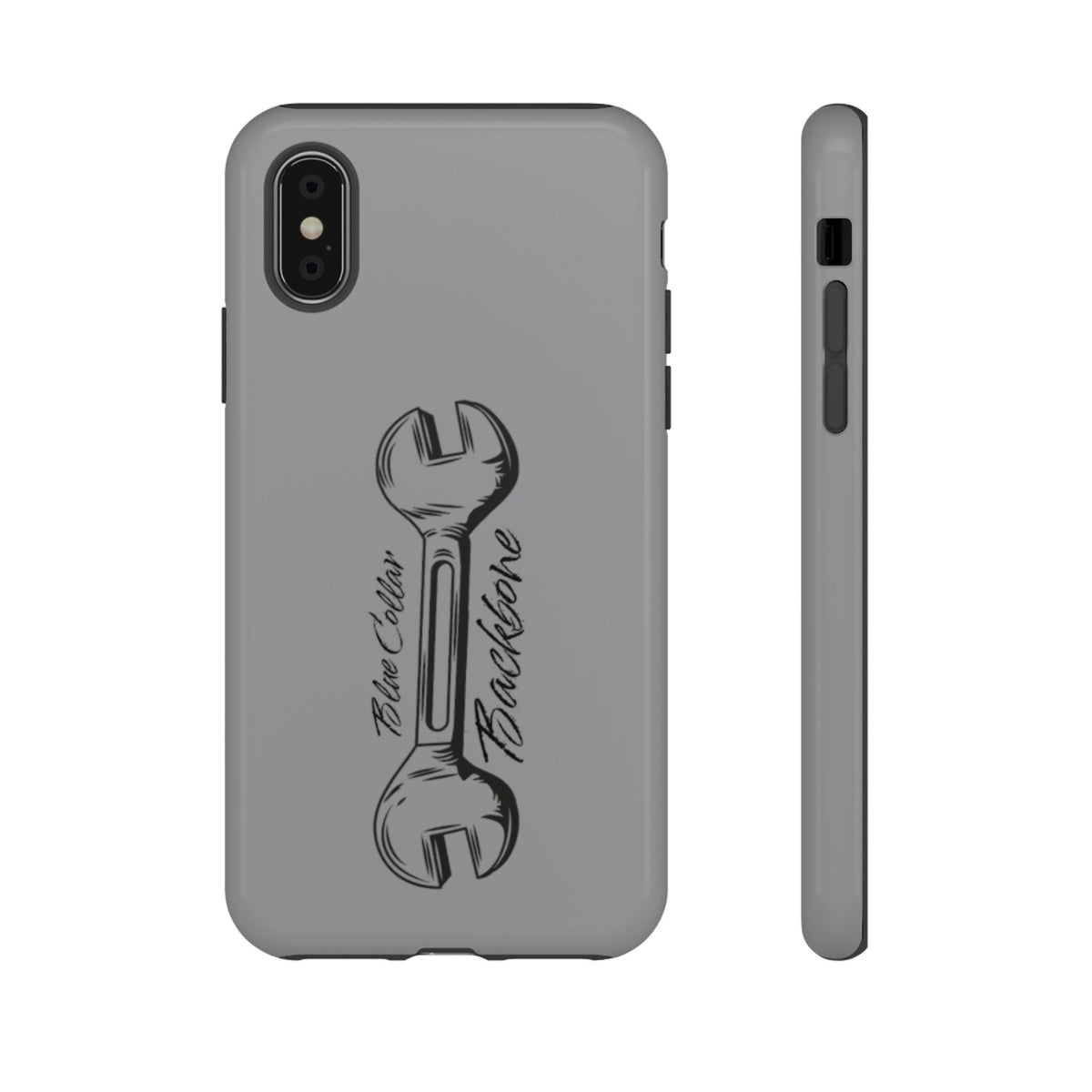 Tough Cases, Blue Collar Backbone Phone Case, Protective Phone Cases, Rugged Phone Covers, Strong Case, Worker Design, Unique Phone