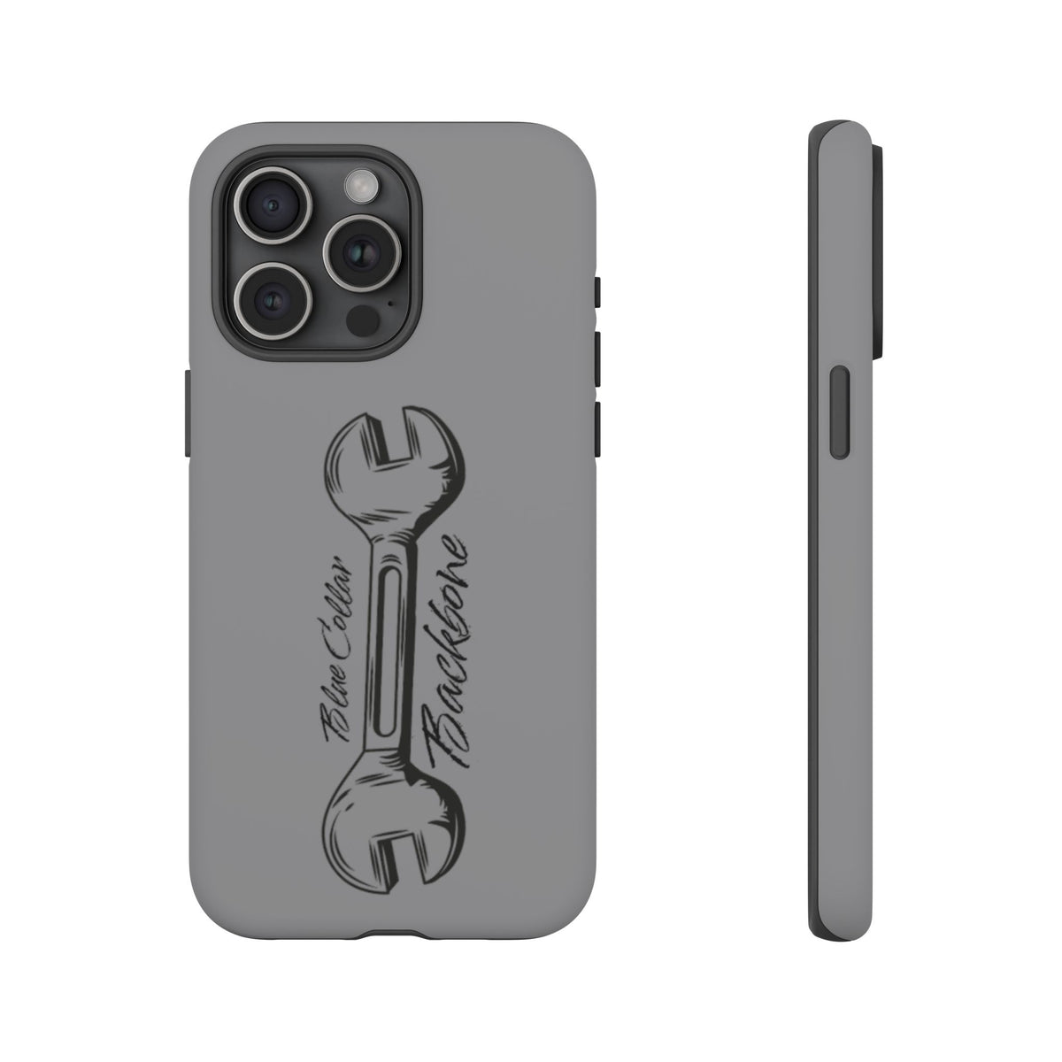 Tough Cases, Blue Collar Backbone Phone Case, Protective Phone Cases, Rugged Phone Covers, Strong Case, Worker Design, Unique Phone