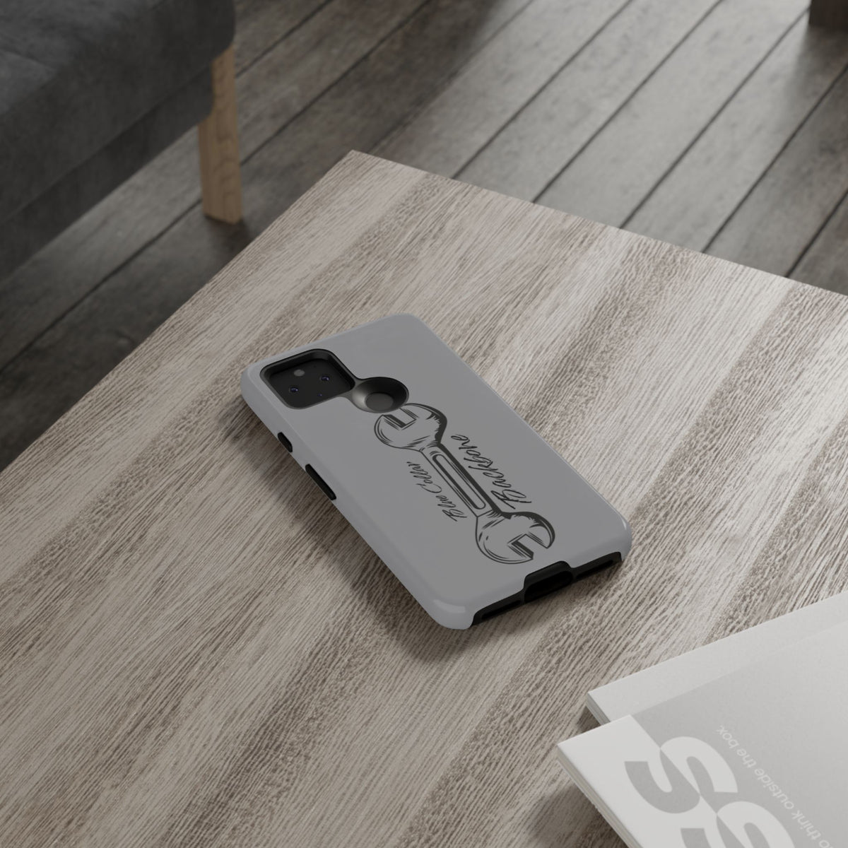 Tough Cases, Blue Collar Backbone Phone Case, Protective Phone Cases, Rugged Phone Covers, Strong Case, Worker Design, Unique Phone