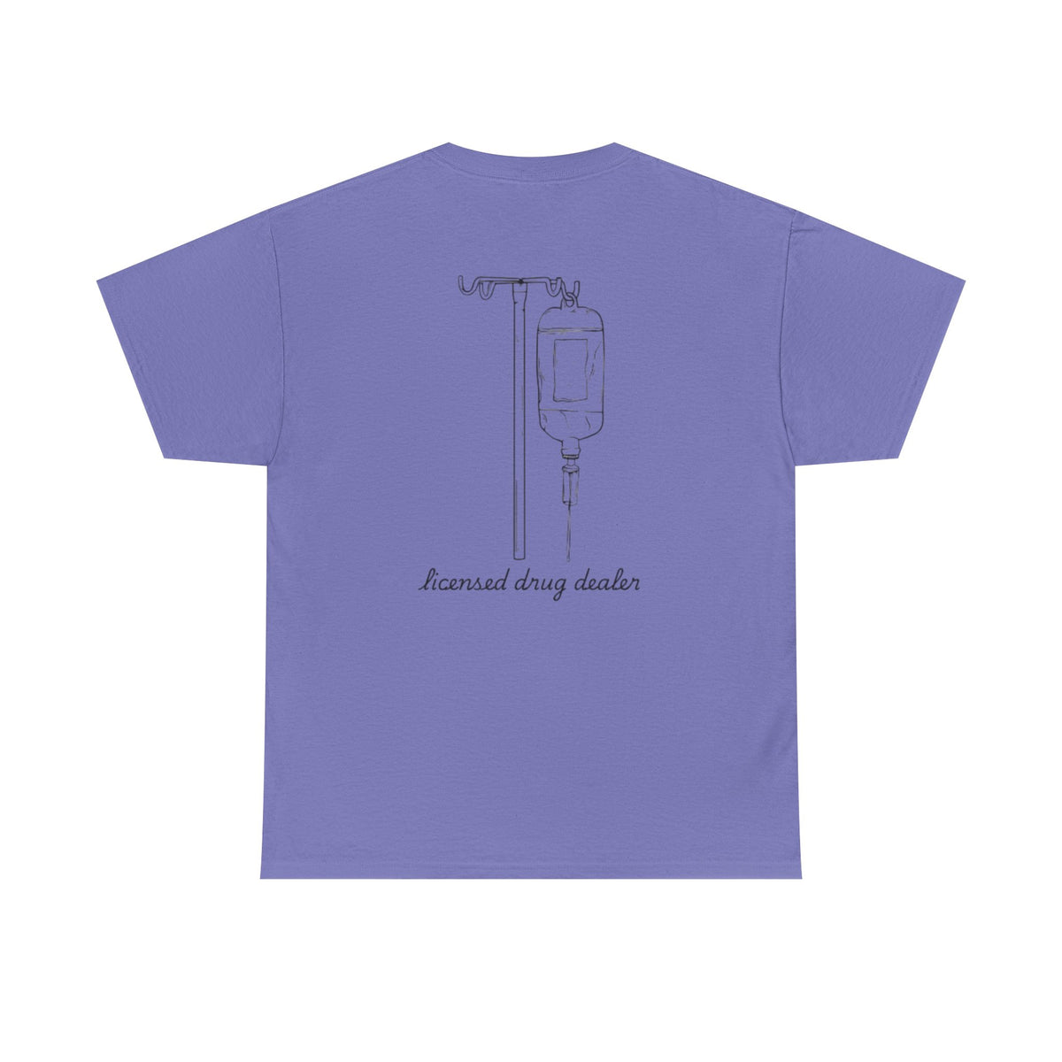 Unisex Heavy Cotton Tee - "Licensed Drug Dealer" Graphic Tee - Fun & Edgy Casual Wear
