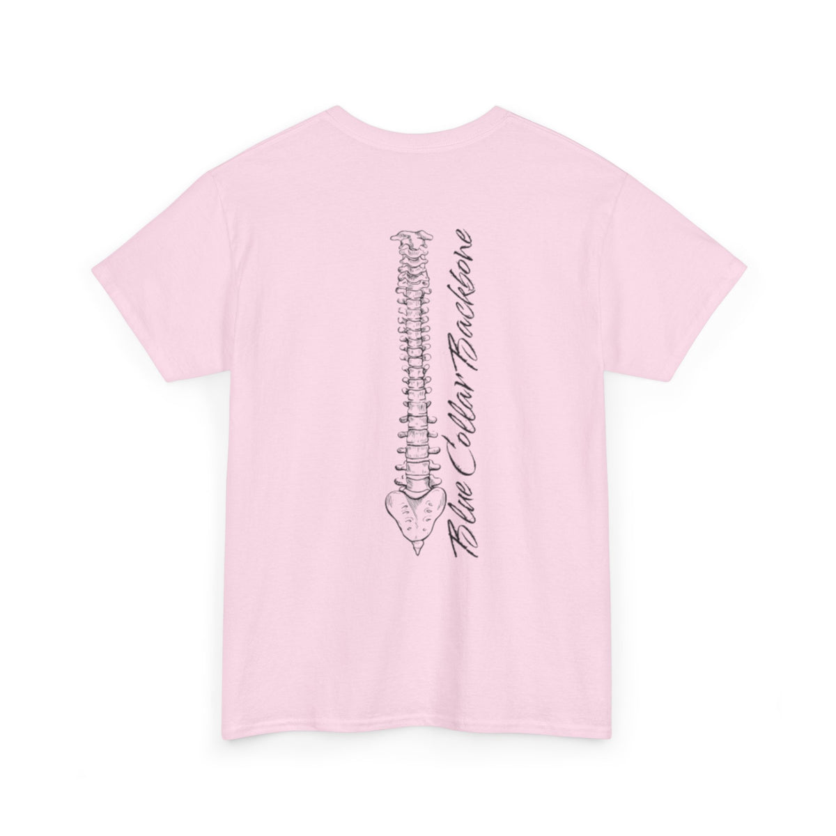 Blue Collar Backbone T Shirt - Unisex Heavy Cotton Tee, Worker Pride, Labor Day Gift, Casual Workwear Top, Patriotic Graphic Tee, Industrial