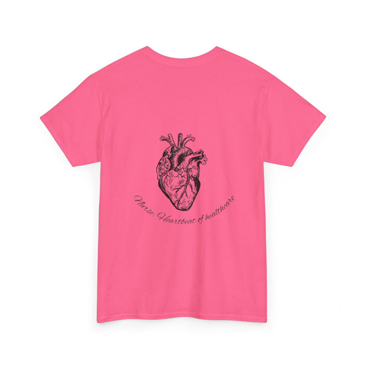 Nurse: Heartbeat of healthcare Unisex Heavy Cotton Tee
