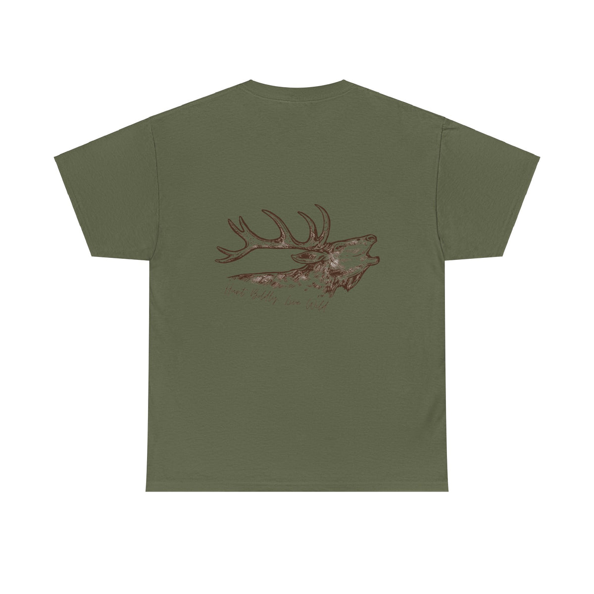 Hunt Boldly Live Wild Elk Tee