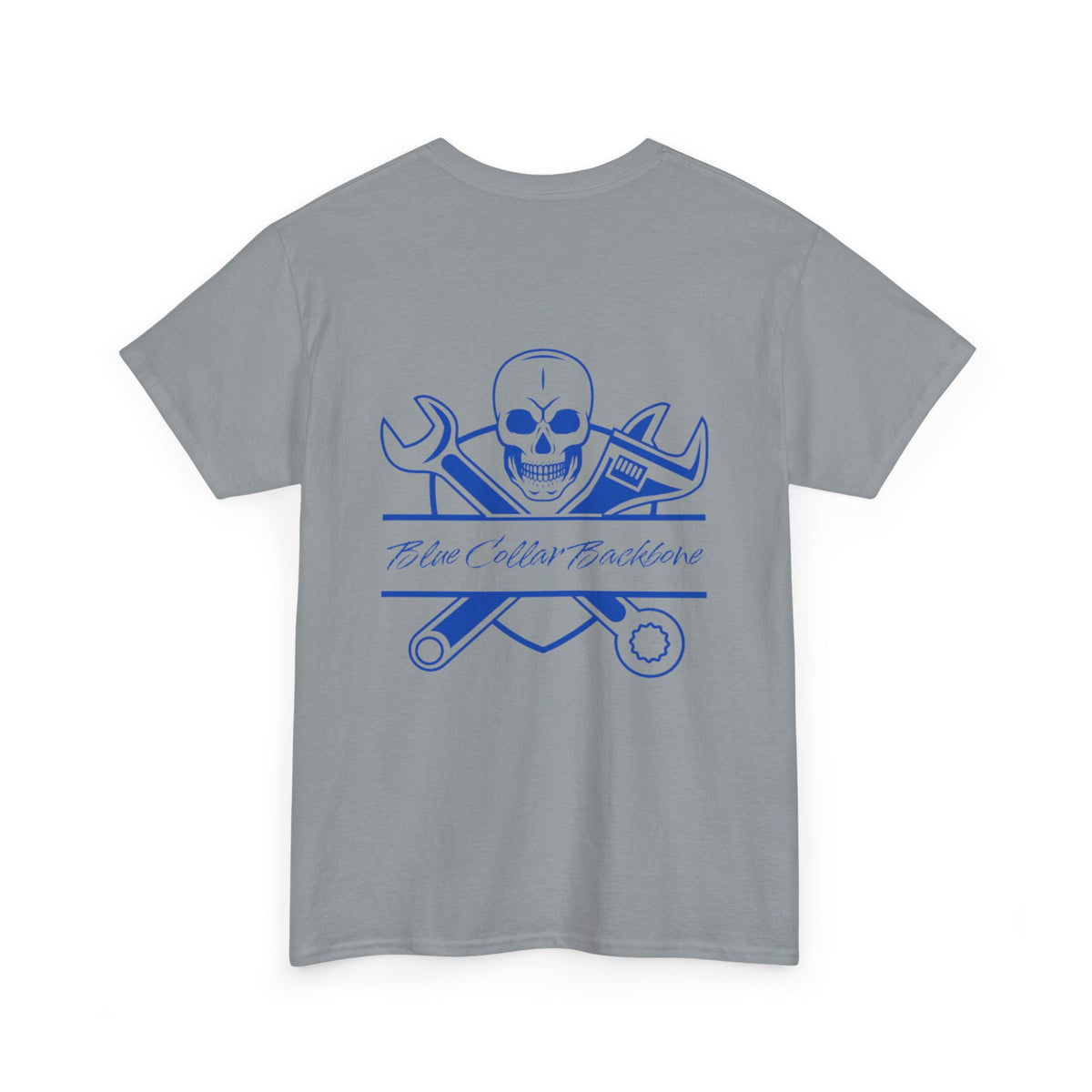 Skull & Tools Unisex Heavy Cotton Tee - Perfect for Mechanics & DIY Enthusiasts