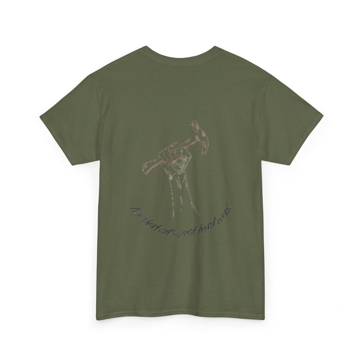No Shortcuts, Just Hard Work Unisex Heavy Cotton Tee