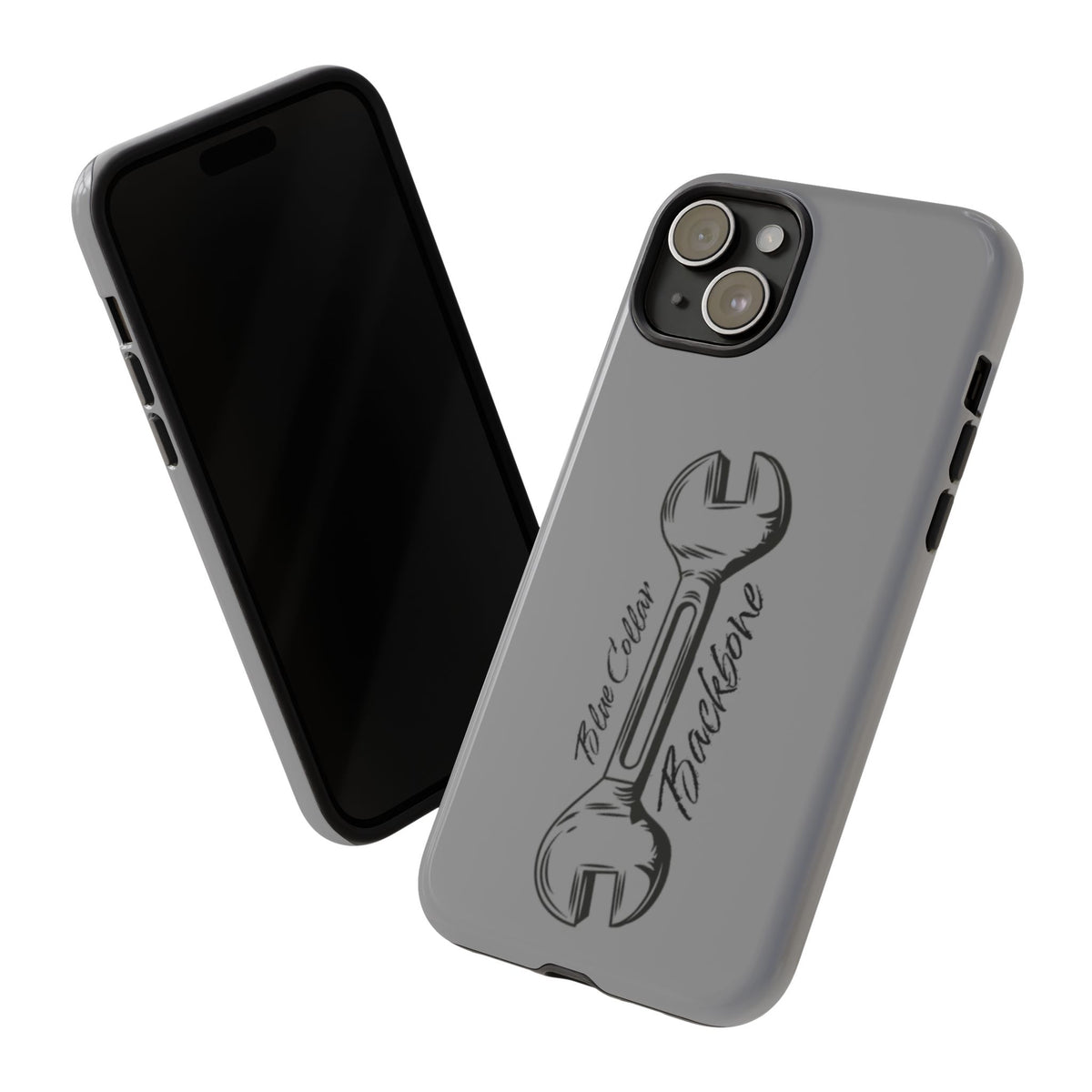 Tough Cases, Blue Collar Backbone Phone Case, Protective Phone Cases, Rugged Phone Covers, Strong Case, Worker Design, Unique Phone