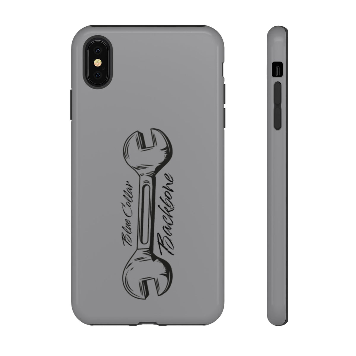 Tough Cases, Blue Collar Backbone Phone Case, Protective Phone Cases, Rugged Phone Covers, Strong Case, Worker Design, Unique Phone