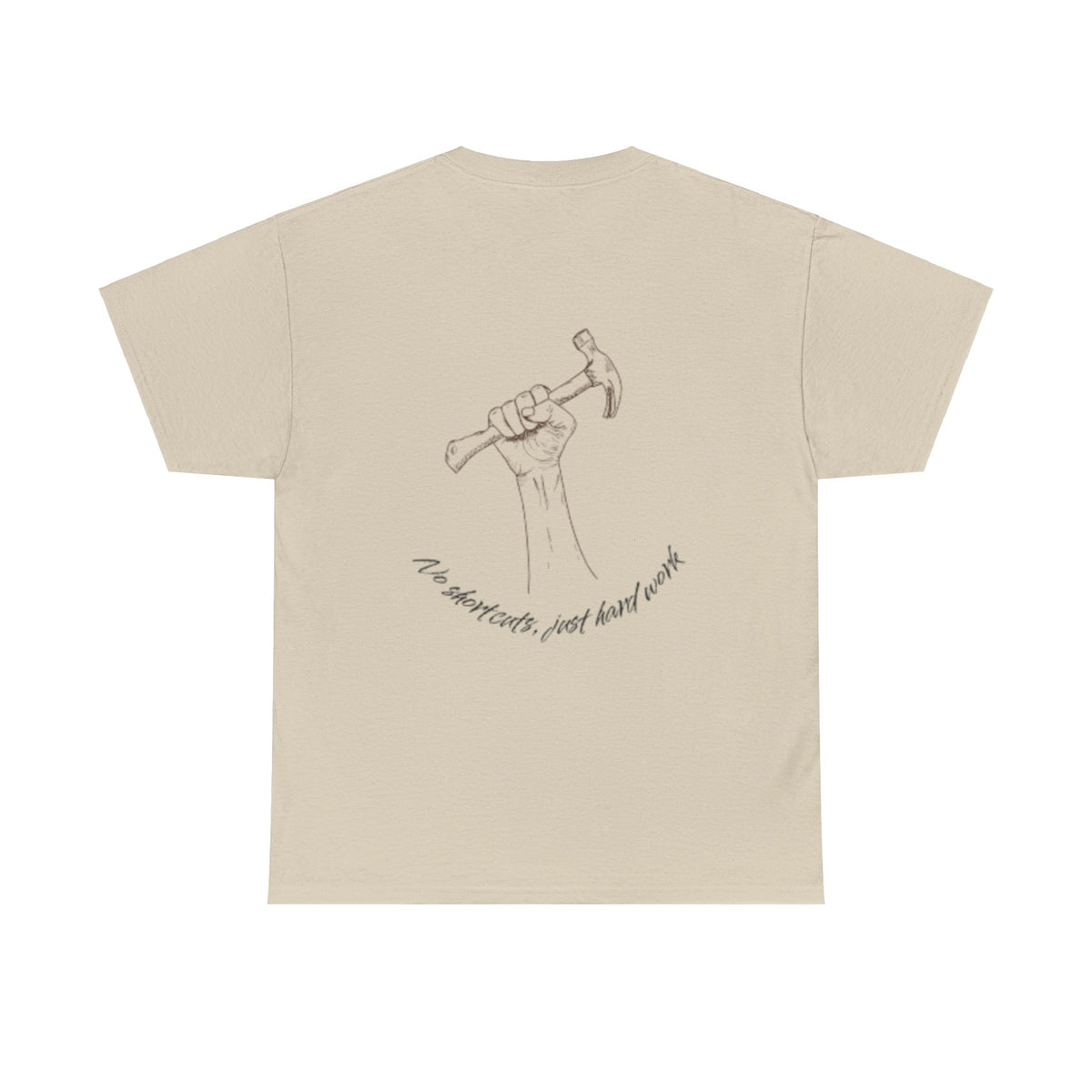 No Shortcuts, Just Hard Work Unisex Heavy Cotton Tee