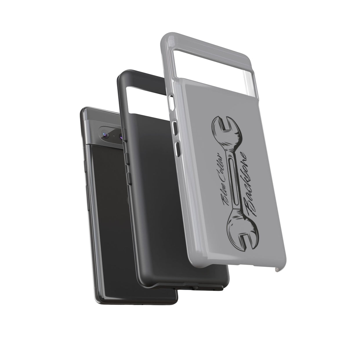 Tough Cases, Blue Collar Backbone Phone Case, Protective Phone Cases, Rugged Phone Covers, Strong Case, Worker Design, Unique Phone