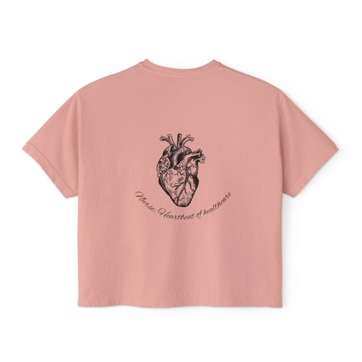 Nurse: Heartbeat of Healthcare Women's Boxy Tee