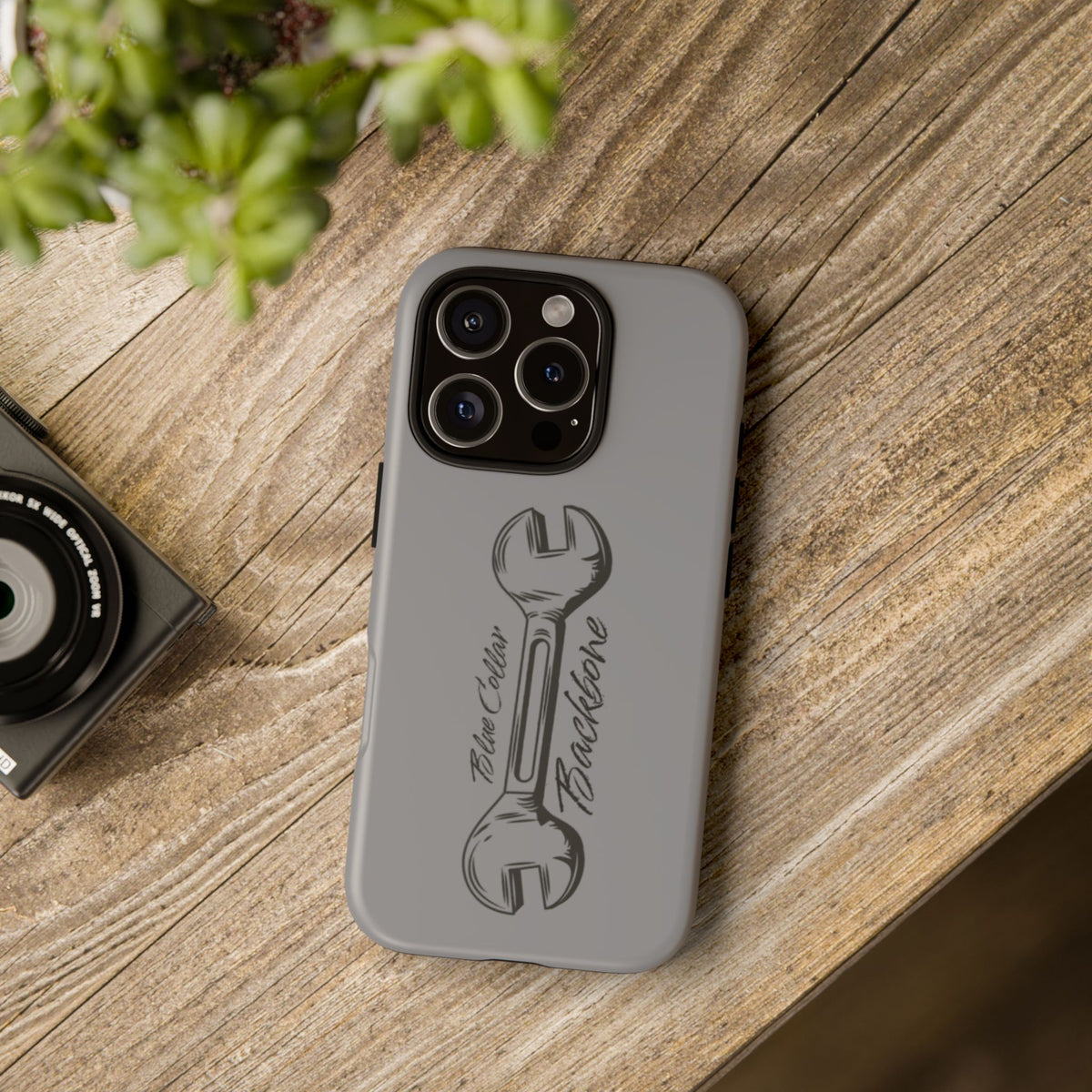 Tough Cases, Blue Collar Backbone Phone Case, Protective Phone Cases, Rugged Phone Covers, Strong Case, Worker Design, Unique Phone