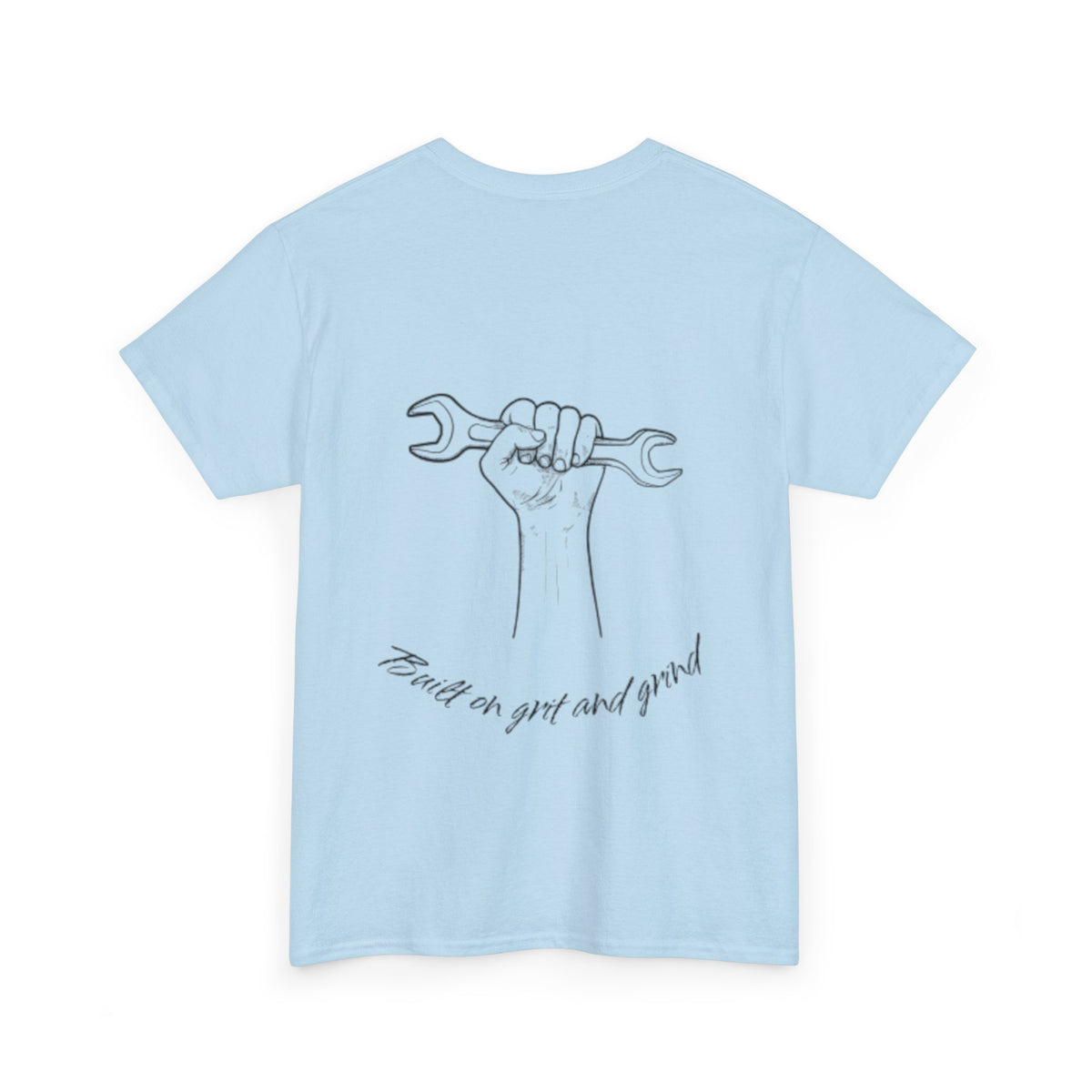 Grit and Grind Blue Collar Tee, Unisex T-Shirt, Work Ethic Graphic Shirt, Men's Women's Clothing, Inspirational Tee, Motivational Apparel