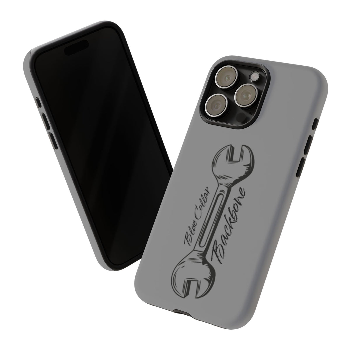 Tough Cases, Blue Collar Backbone Phone Case, Protective Phone Cases, Rugged Phone Covers, Strong Case, Worker Design, Unique Phone