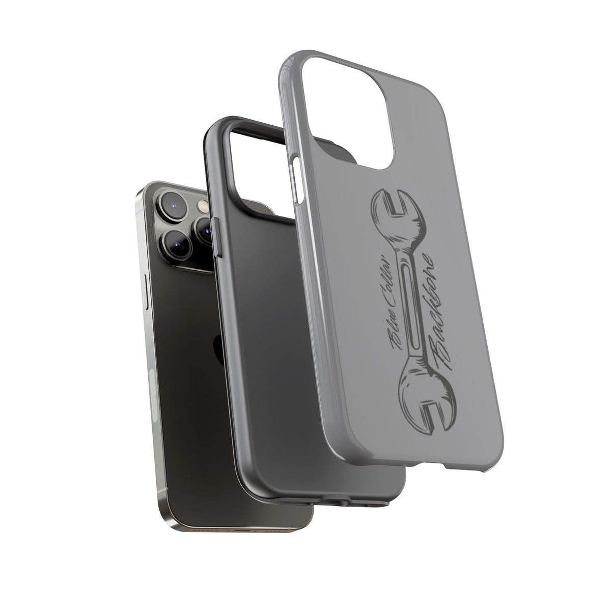 Tough Cases, Blue Collar Backbone Phone Case, Protective Phone Cases, Rugged Phone Covers, Strong Case, Worker Design, Unique Phone