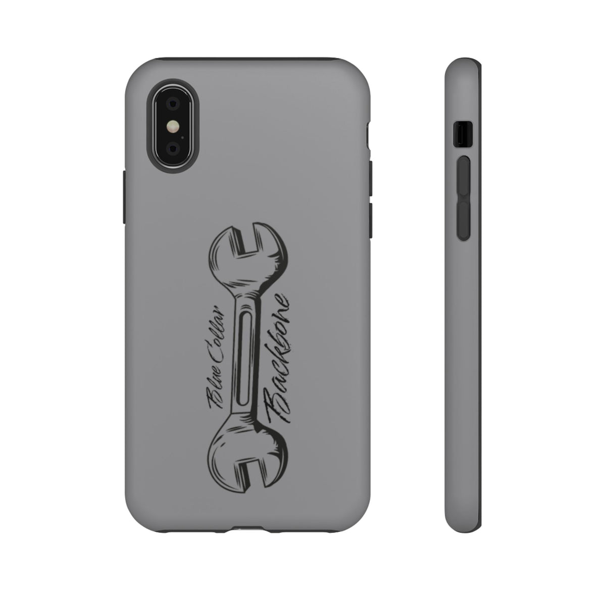 Tough Cases, Blue Collar Backbone Phone Case, Protective Phone Cases, Rugged Phone Covers, Strong Case, Worker Design, Unique Phone
