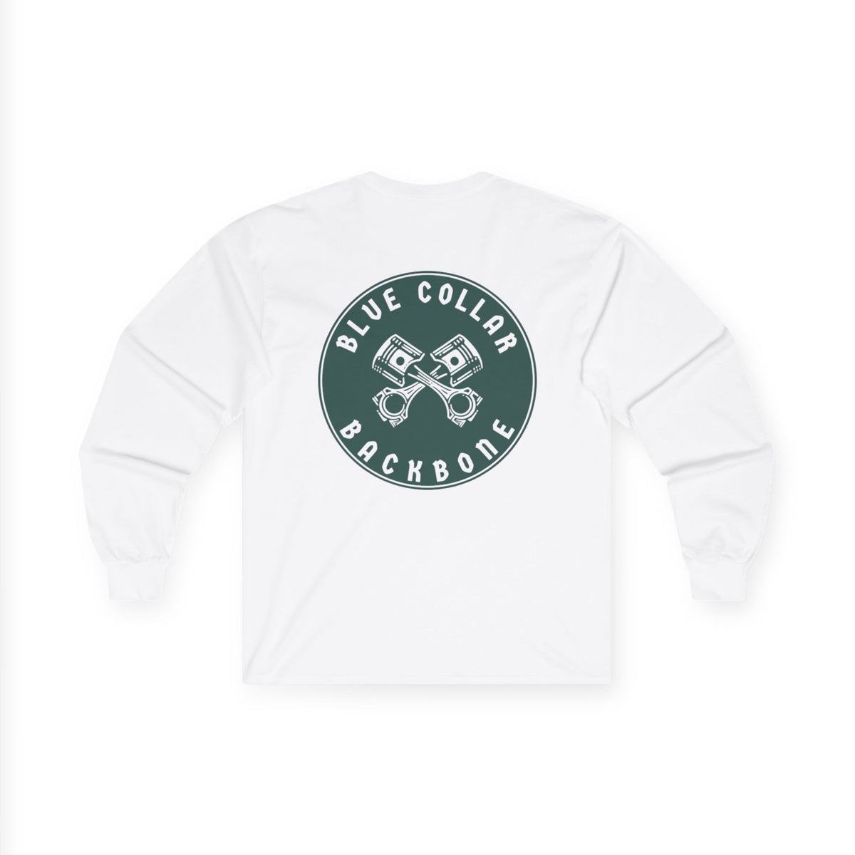 Blue Collar Backbone Circle Unisex Ultra Cotton Long Sleeve Tee