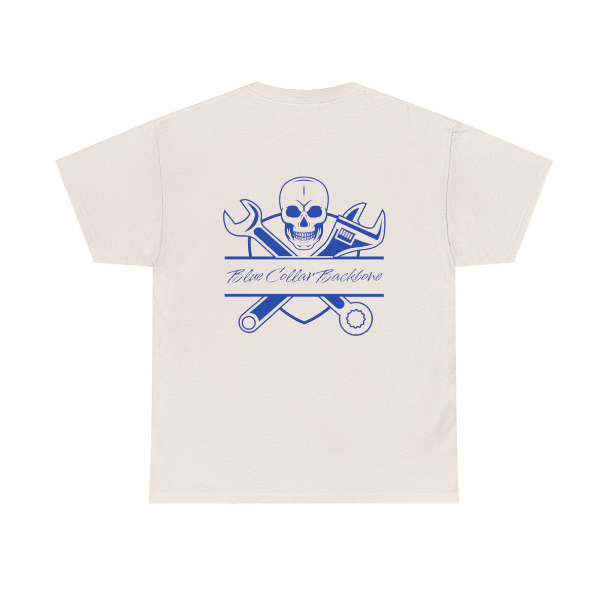 Skull & Tools Unisex Heavy Cotton Tee - Perfect for Mechanics & DIY Enthusiasts