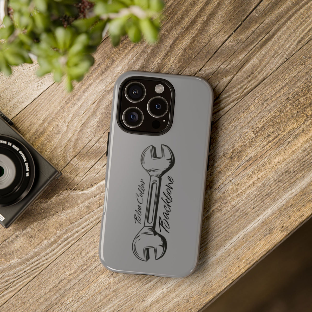 Tough Cases, Blue Collar Backbone Phone Case, Protective Phone Cases, Rugged Phone Covers, Strong Case, Worker Design, Unique Phone