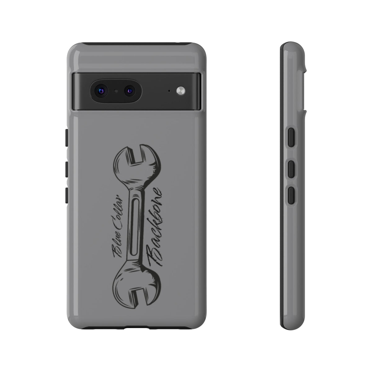 Tough Cases, Blue Collar Backbone Phone Case, Protective Phone Cases, Rugged Phone Covers, Strong Case, Worker Design, Unique Phone