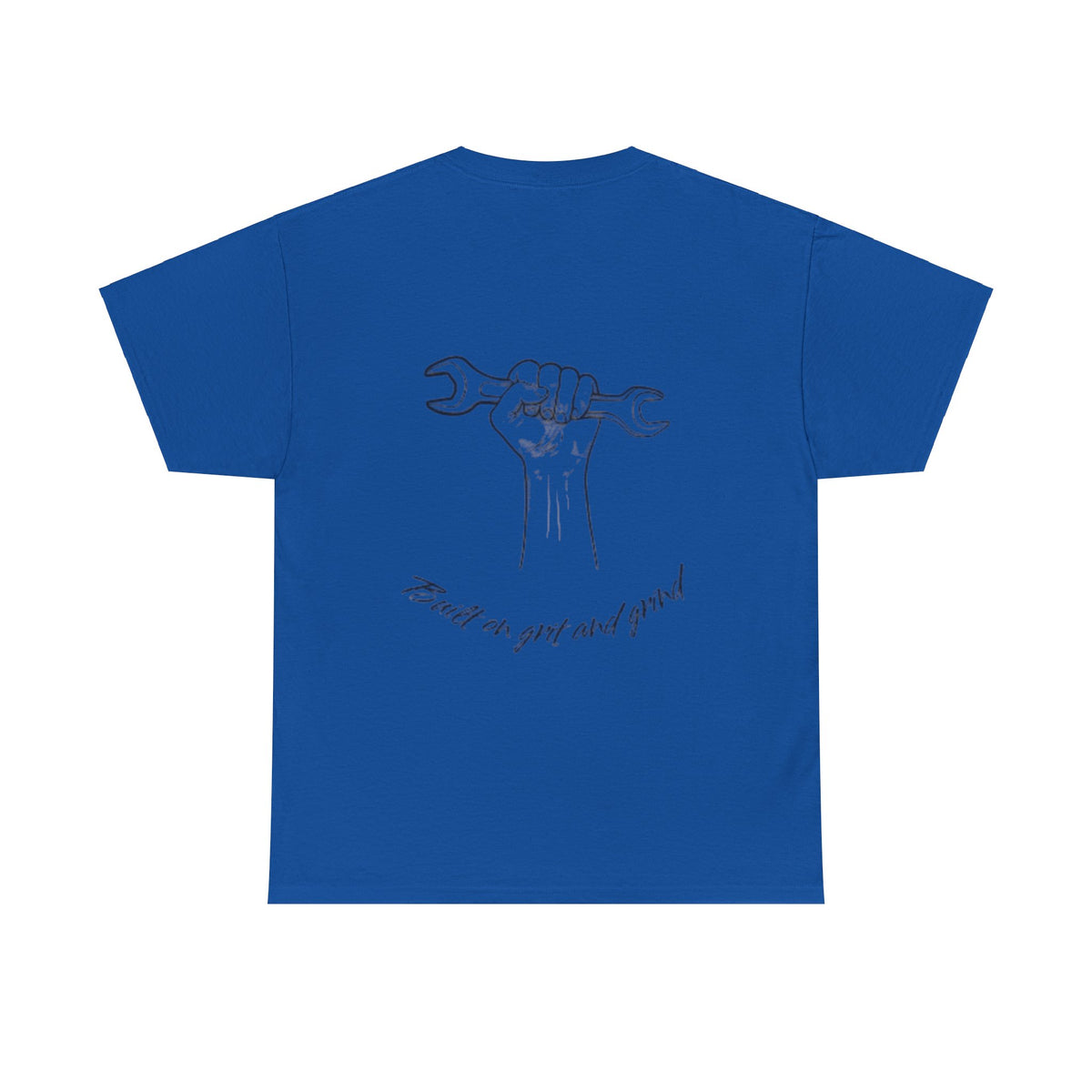 Grit and Grind Blue Collar Tee, Unisex T-Shirt, Work Ethic Graphic Shirt, Men's Women's Clothing, Inspirational Tee, Motivational Apparel