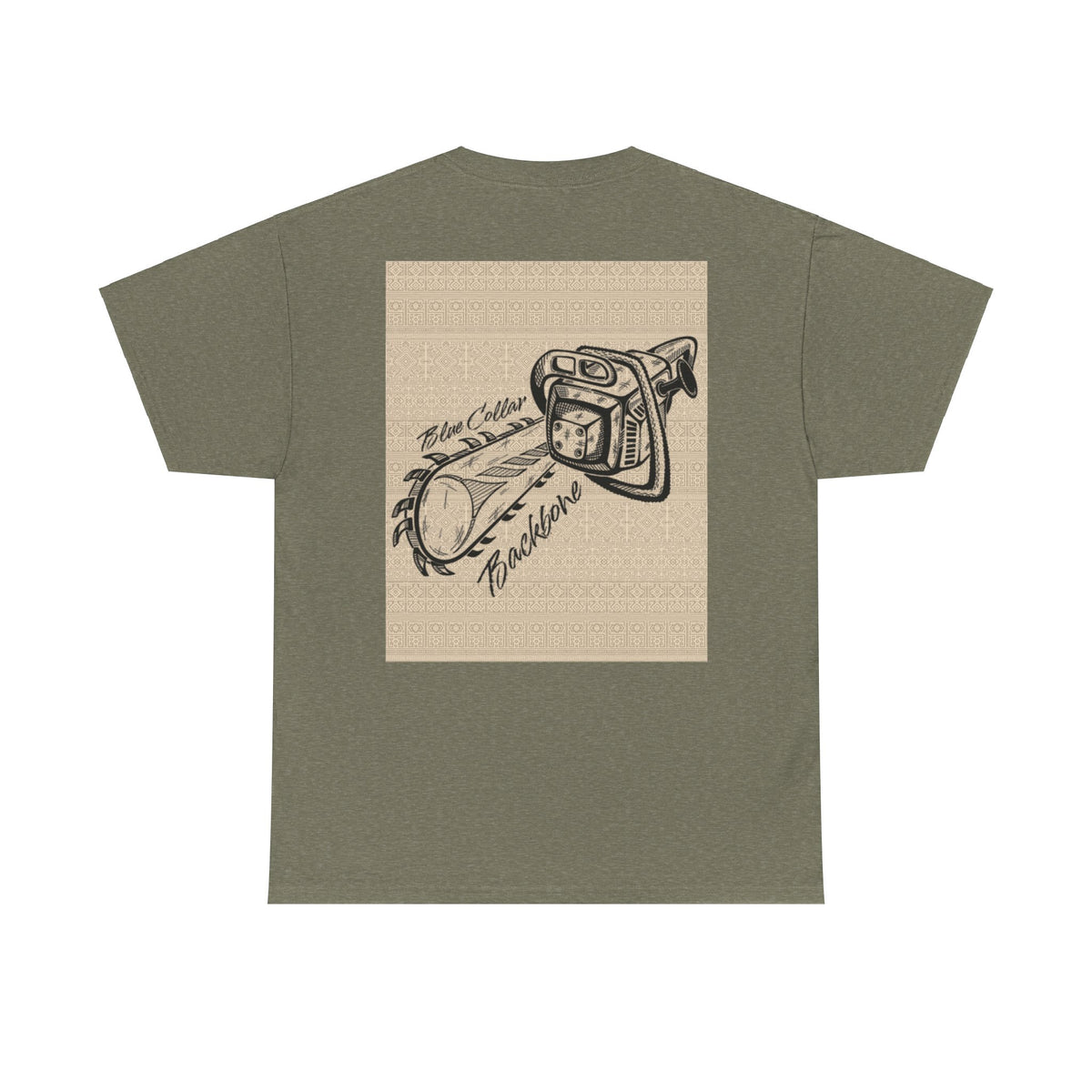 Blue Collar Backbone Chainsaw Tee