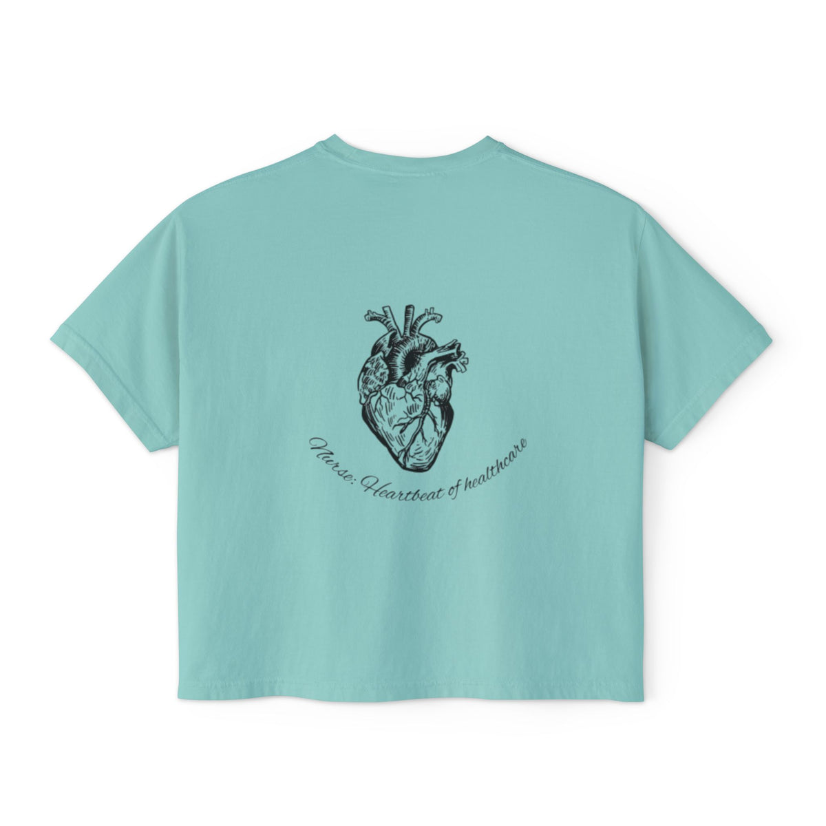 Nurse: Heartbeat of Healthcare Women's Boxy Tee