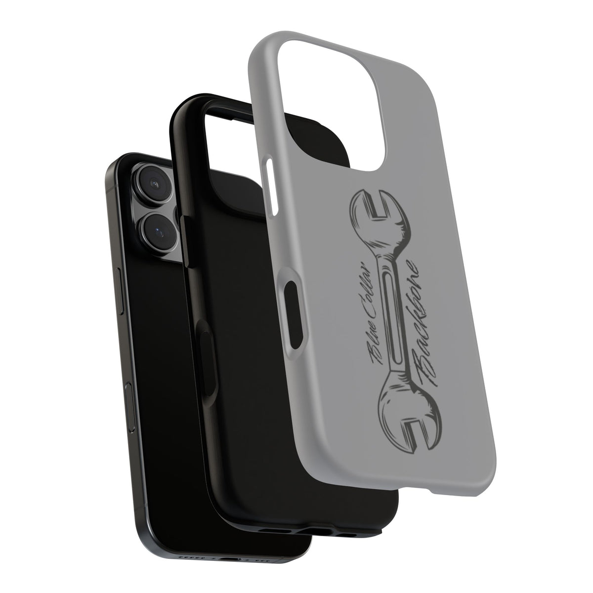Tough Cases, Blue Collar Backbone Phone Case, Protective Phone Cases, Rugged Phone Covers, Strong Case, Worker Design, Unique Phone