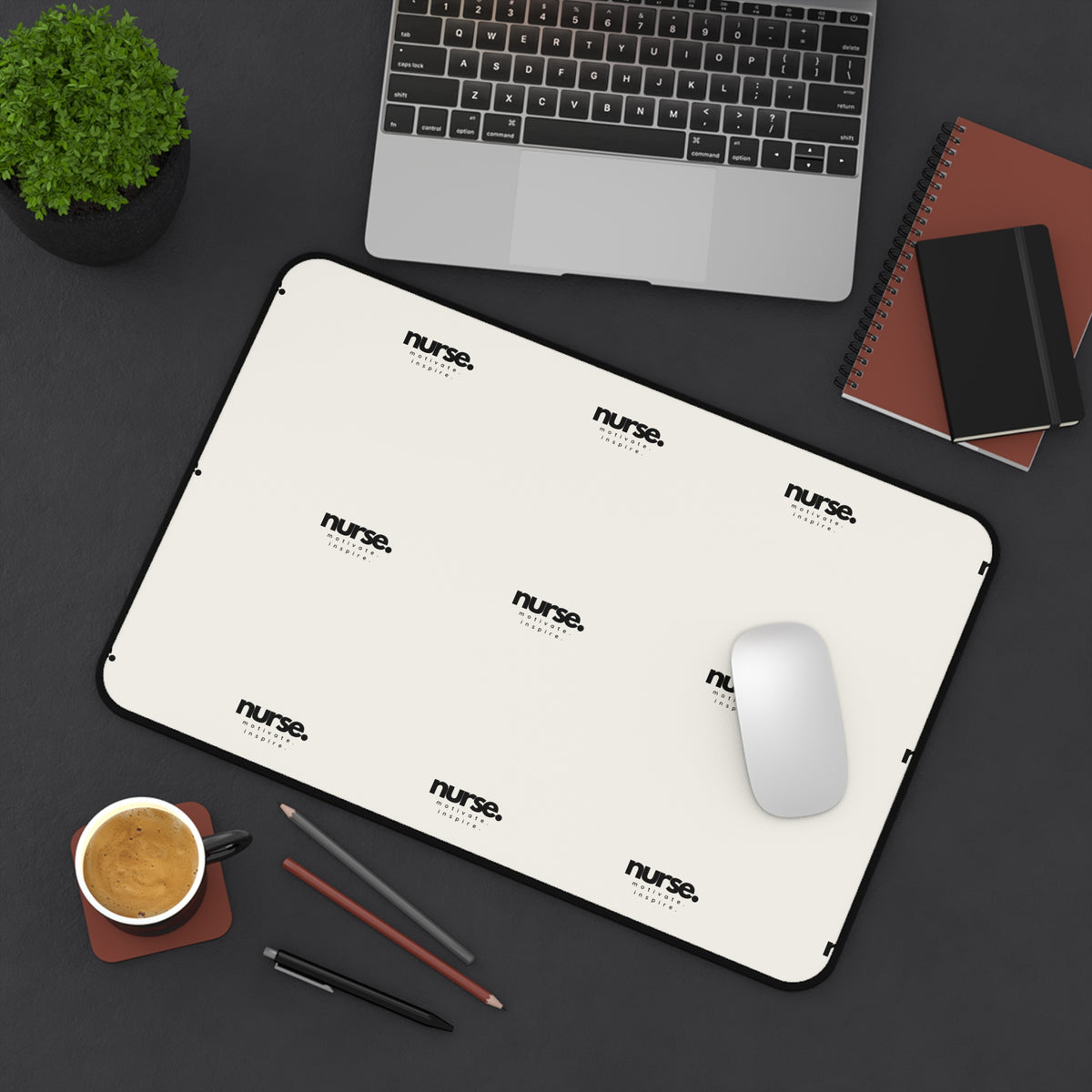 Nurse Motivate Inspire Desk Mat