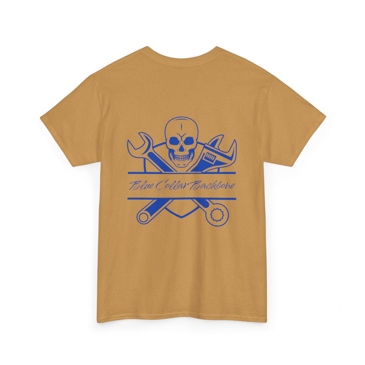 Skull & Tools Unisex Heavy Cotton Tee - Perfect for Mechanics & DIY Enthusiasts
