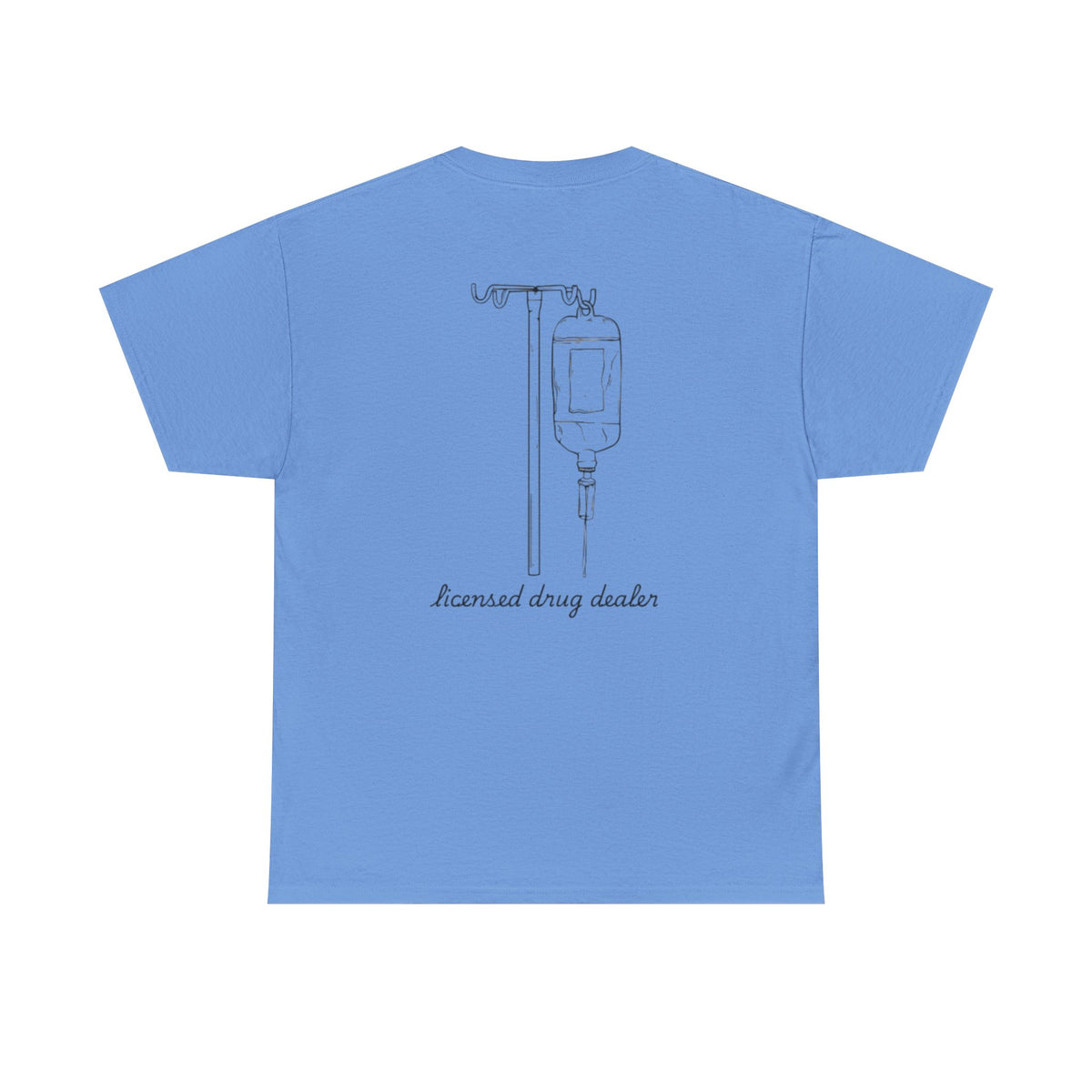 Unisex Heavy Cotton Tee - "Licensed Drug Dealer" Graphic Tee - Fun & Edgy Casual Wear
