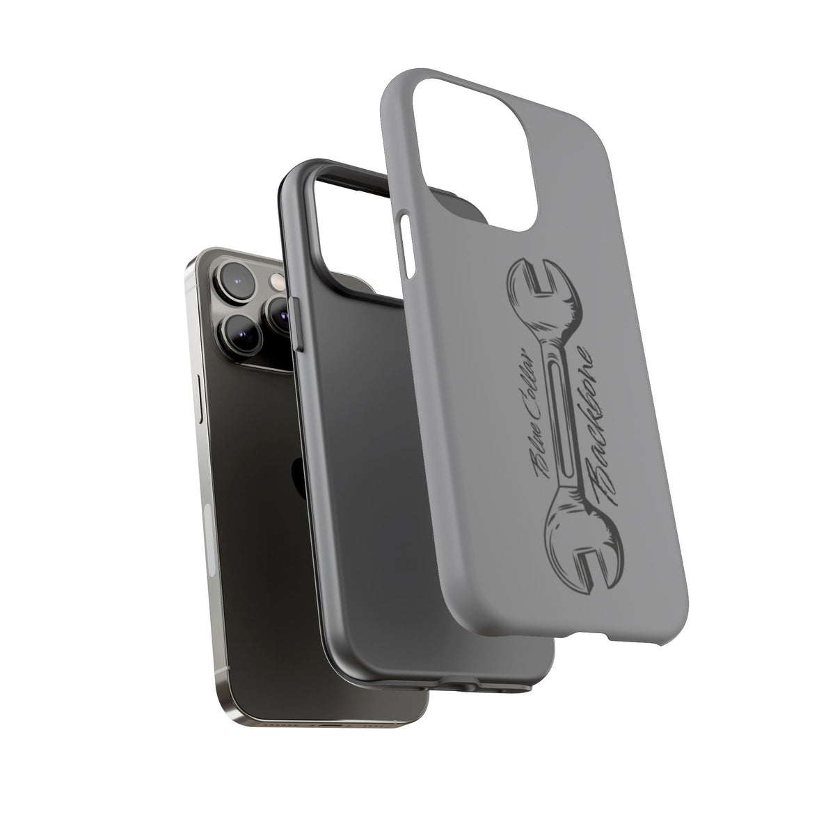 Tough Cases, Blue Collar Backbone Phone Case, Protective Phone Cases, Rugged Phone Covers, Strong Case, Worker Design, Unique Phone