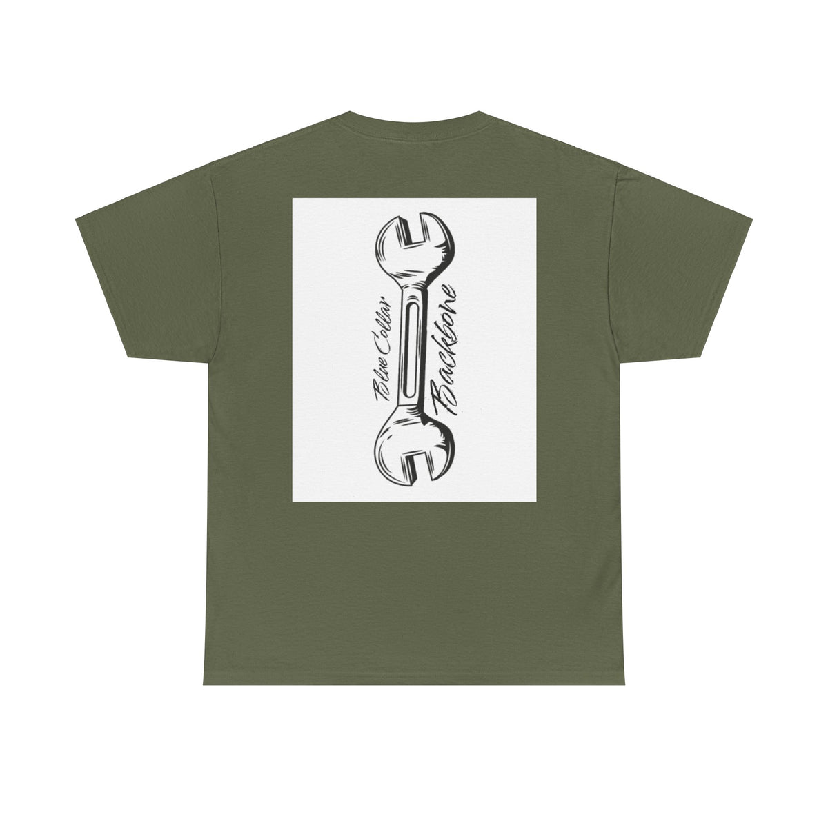 Blue Collar Backbone Unisex Tee, T-Shirt, Shirt, Casual Top, Workwear Apparel, Gift for Him/Her