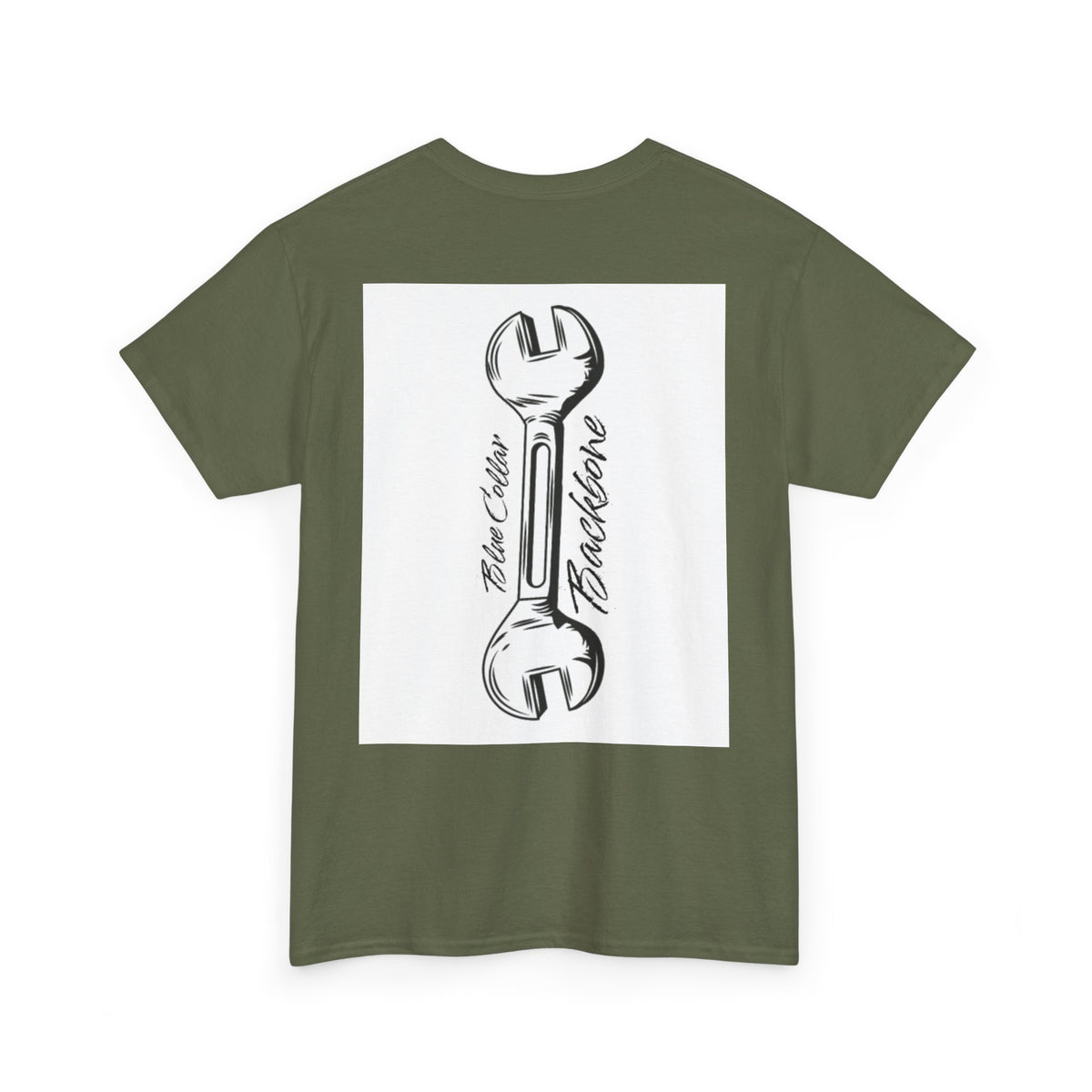 Blue Collar Backbone Unisex Tee, T-Shirt, Shirt, Casual Top, Workwear Apparel, Gift for Him/Her